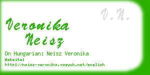 veronika neisz business card